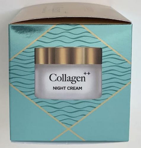 EDOM 40+Dead Sea Mineral Collagen Night Cream z kwasem hialuronowym i witaminą E NIB