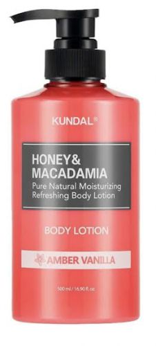 KUNDAL Honey & Macadamia Balsam do ciała, Bursztynowa Wanilia