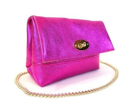 Genuine leather  - 100% leather Fuchsia
