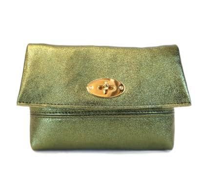 Genuine leather  - 100% leather Olive