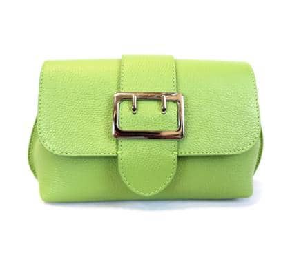 Genuine leather  - 100% leather Clutch Green Apple