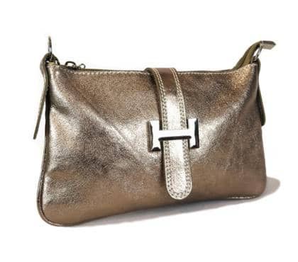 Genuine leather Metalizzato - Bronze