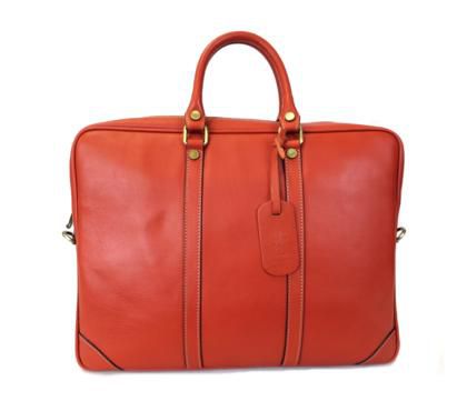 100% Genuine leather -  Business Class  Papaya