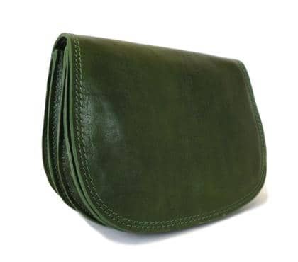 Cowhide 100% Leather- Green