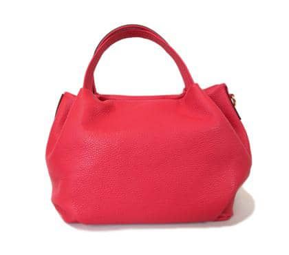 Leather handbag - Genuine calf leather - Barbie