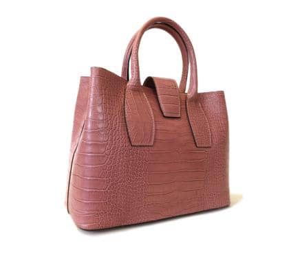 Genuine leather bag - 100% leather ROSE