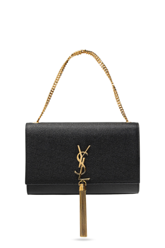 Saint Laurent CZARNY Torba na ramię ‘Kate Monogram’