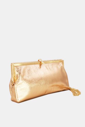 Evening & wedding Clutch- Champagne Gold